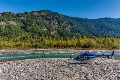 helicopter fly fishing trips from whistler